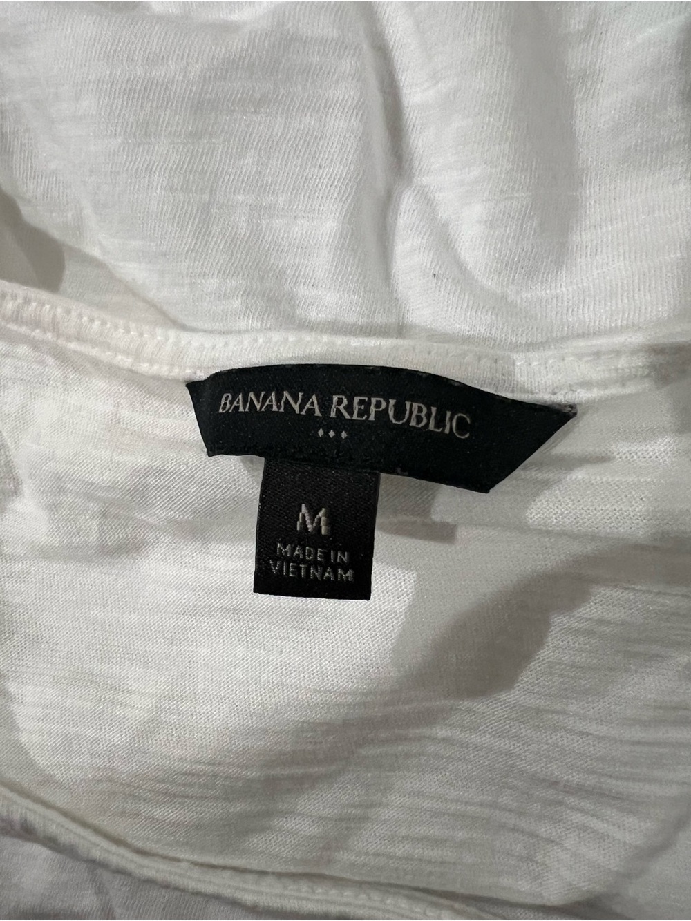Banana Republic White Cold-Shoulder Tank Top - Picture 5 of 5